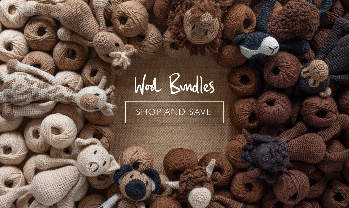 Wool bundles shop save animal crochet knit toft
